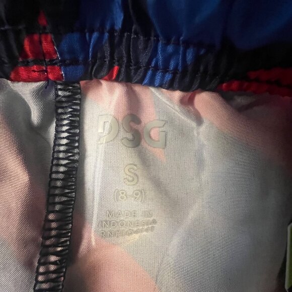 DSG Boys Small Woven Volley Shorts‎ University Navy Bolt Print - Picture 5 of 9